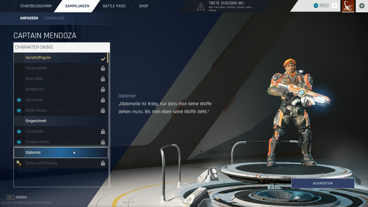 Der Hauptantrieb in Crucible ist das Freischalten neuer Skins oder Emotes. Ob das als Langzeitmotivation reicht, ist fraglich.