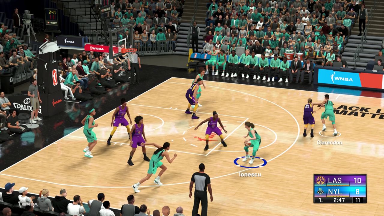 [10/09/2020] Genau wie im Vorgänger, darf man auch wieder mit sämtlichen Teams der WNBA spielen.