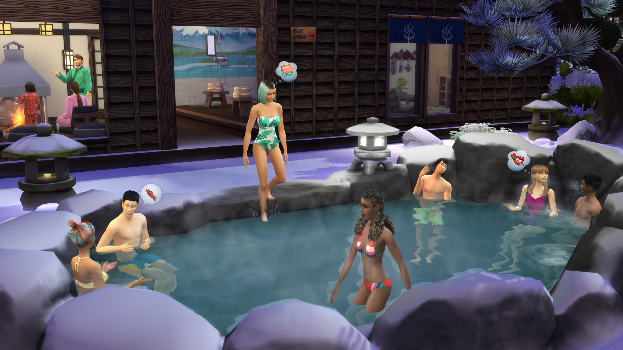 [21/10/2020] Auf dem Bild befinden sich noch NPC-Sims, doch mit Sims 5 könnten es auch Mehrspieler-Funktionen in das Spiel schaffen.