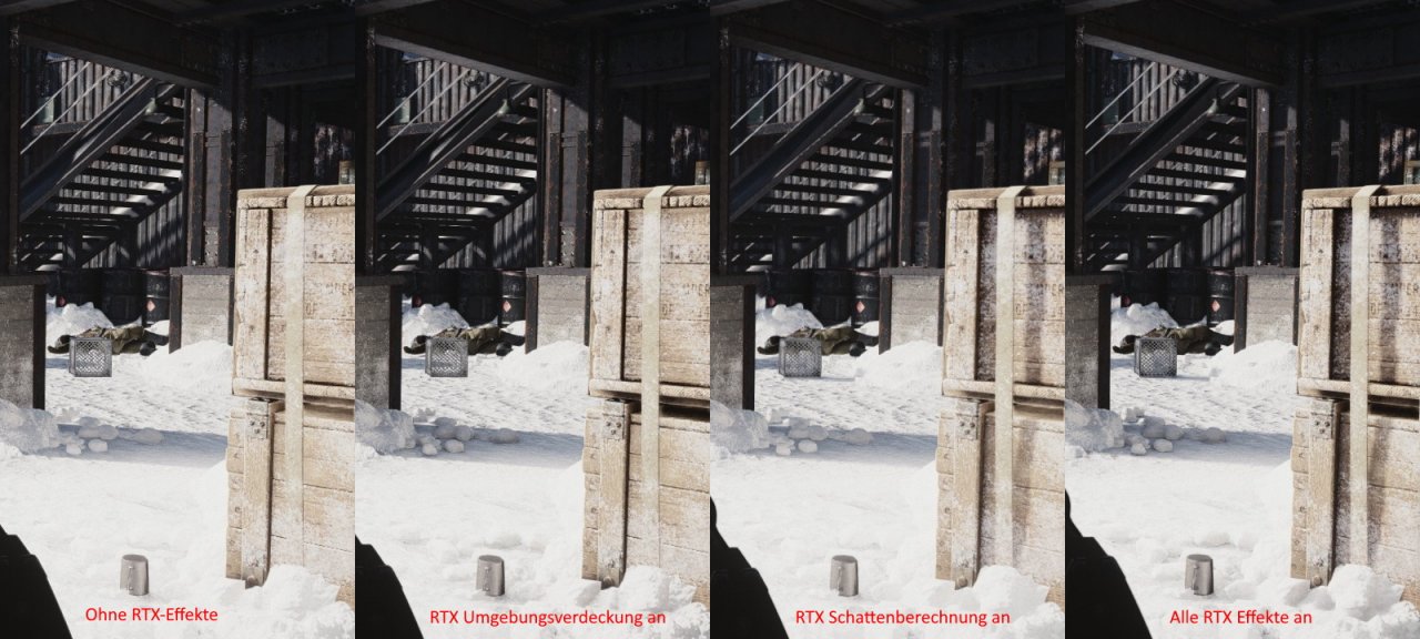 [20/11/2020] Raytracing-Effekte, die einige Games wie Call of Duty: Black Ops Cold War bieten, sind teils nur im direkten Vergleich zu unterscheiden, können aber viel Leistung fressen.