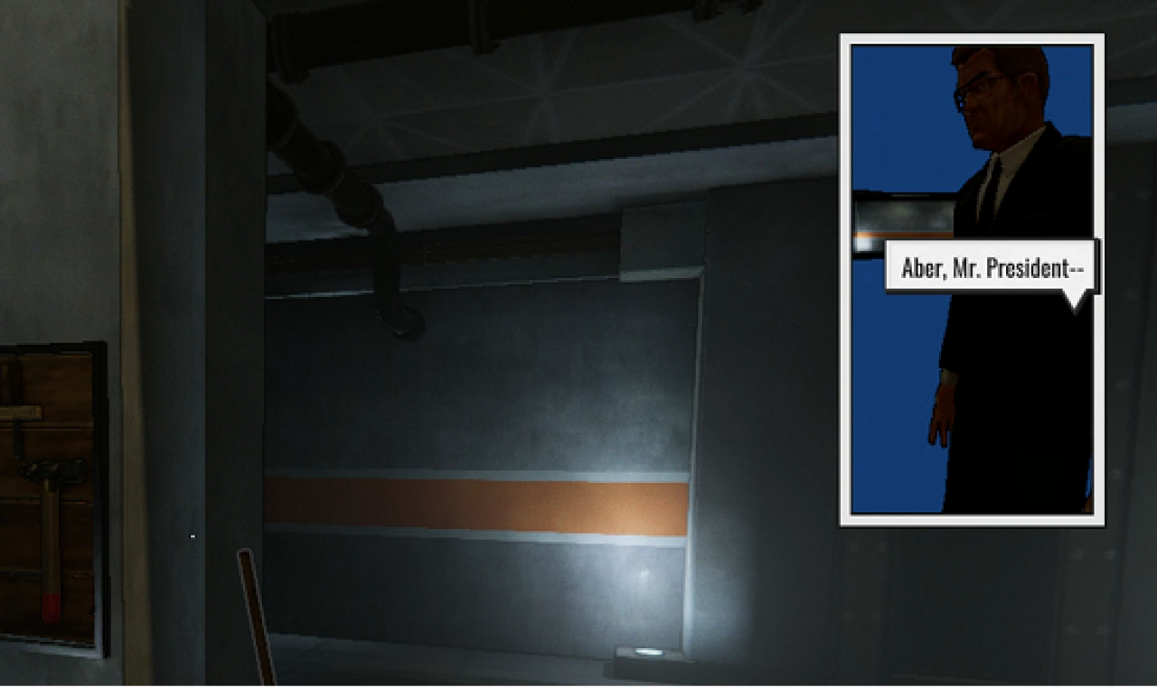 [17/11/2020] Comic-Strip Einblendung während des Gameplays - mit Blue Screen statt Hintergrund.