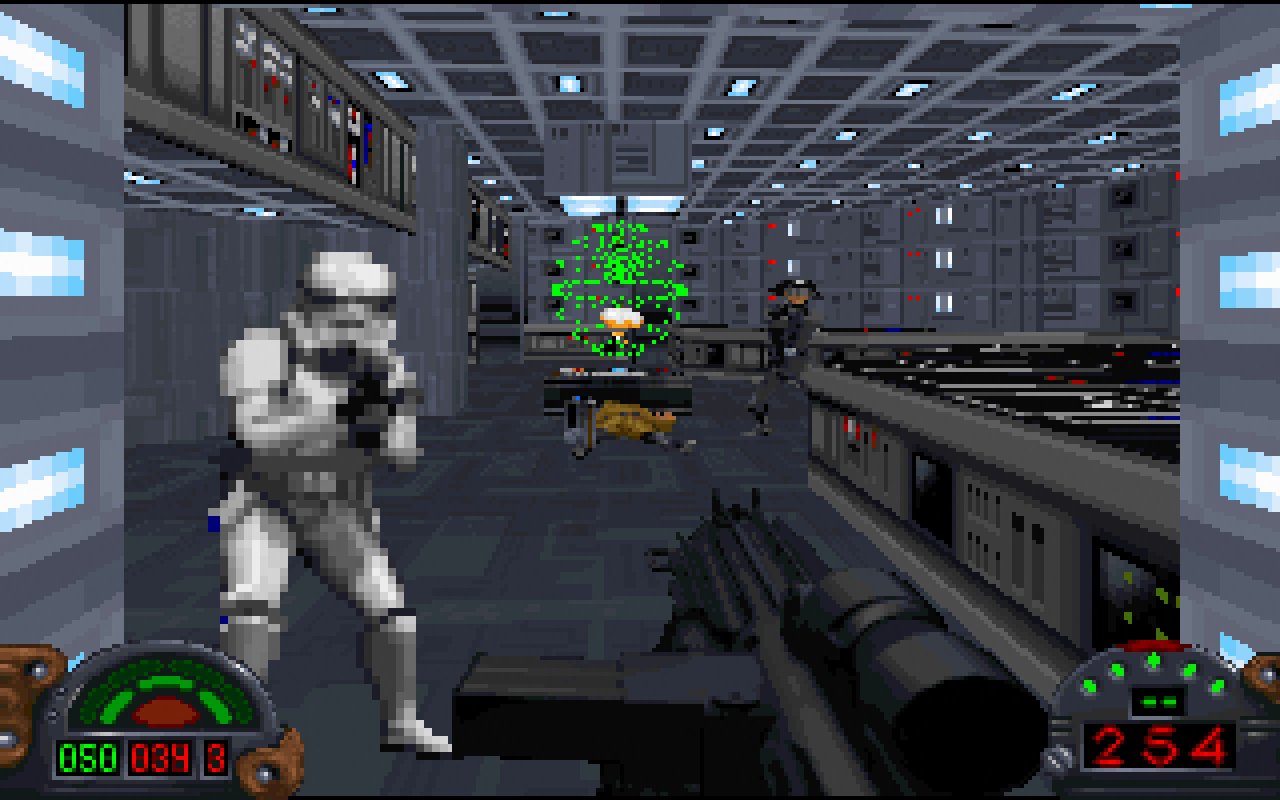[01/12/2020] Kyle Katarn sucht in Dark Forces die Pläne des Todessterns und soll diese den Rebellen überbringen. Doch zwischen ihm und den Daten stehen Sturmtruppen und imperiale Offiziere. &nbsp; (1)