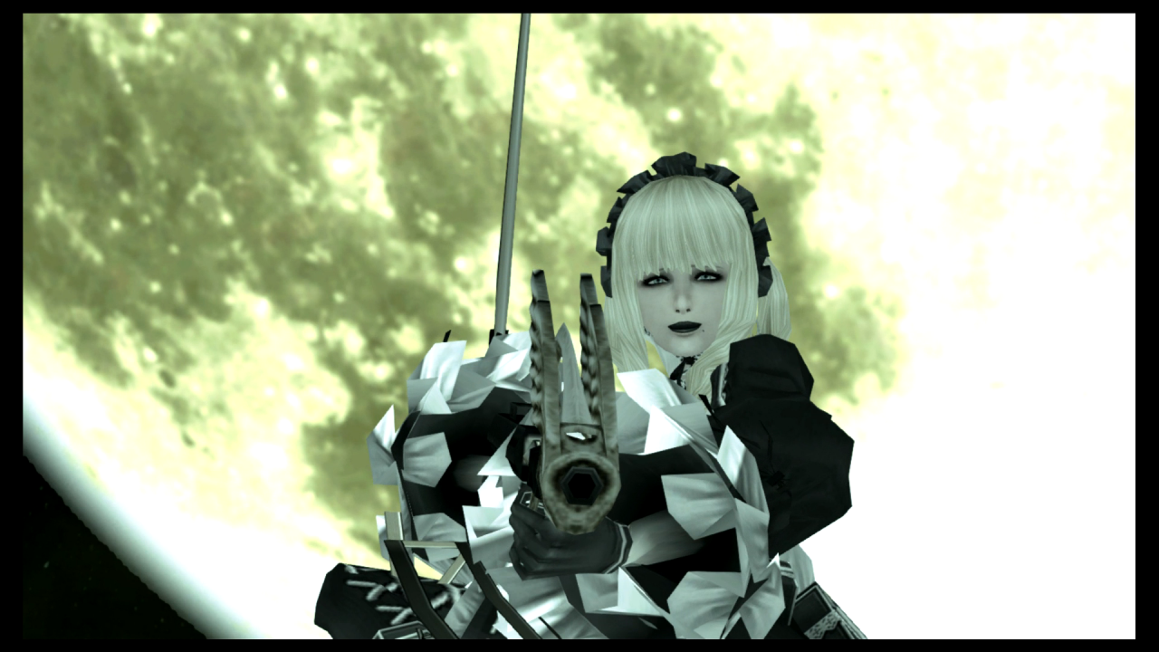 [02/12/2020] Einer der vielen einzigartigen Bosse. Was? Wurdet ihr noch nie von einer Gothic-Lolita mit Scharfschützengewehr und Sense ins Visier genommen?