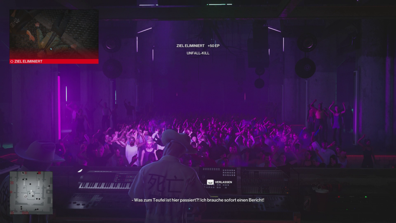 [28/01/2021] Auf Techno-Partys geht es immer rund. Agent 47 bringt die Stimmung als DJ zum Überkochen.