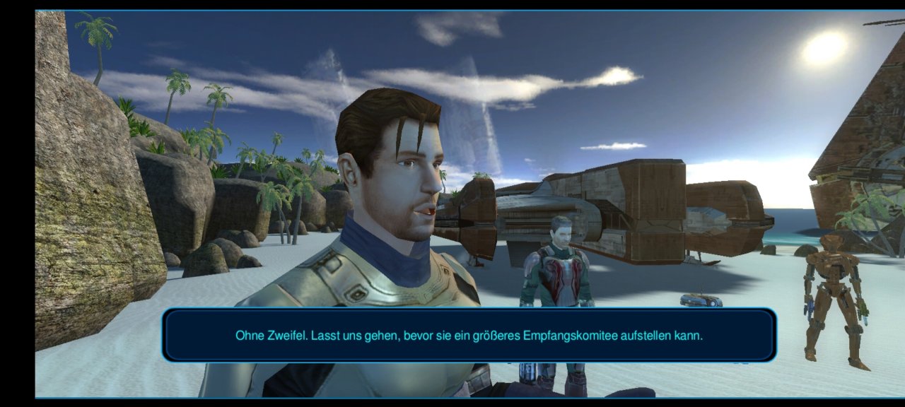 [29/01/2021] Begleiter wie der misstrauische&nbsp;Carth Onasi wachsen uns mit der Zeit ans Herz.