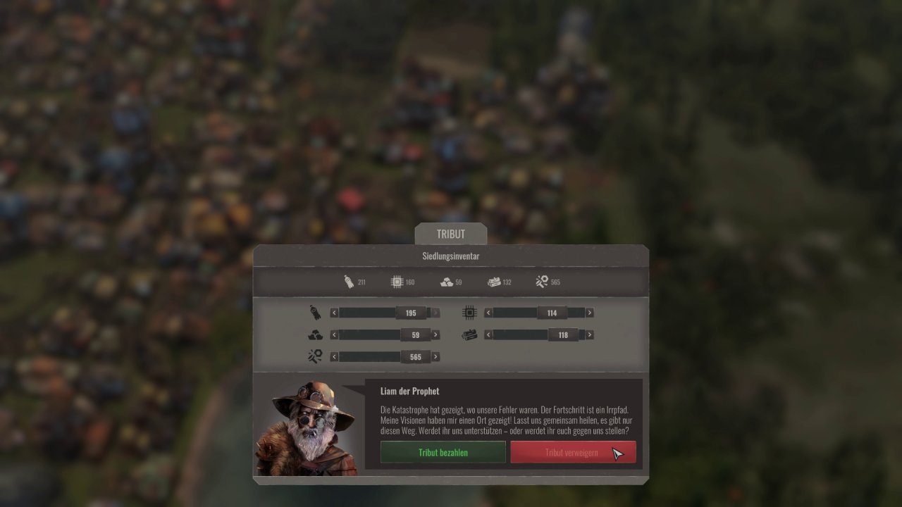 [21/03/2021] Nur wenn wir Tribute zahlen, lassen uns die gegnerischen NPCs in Ruhe.