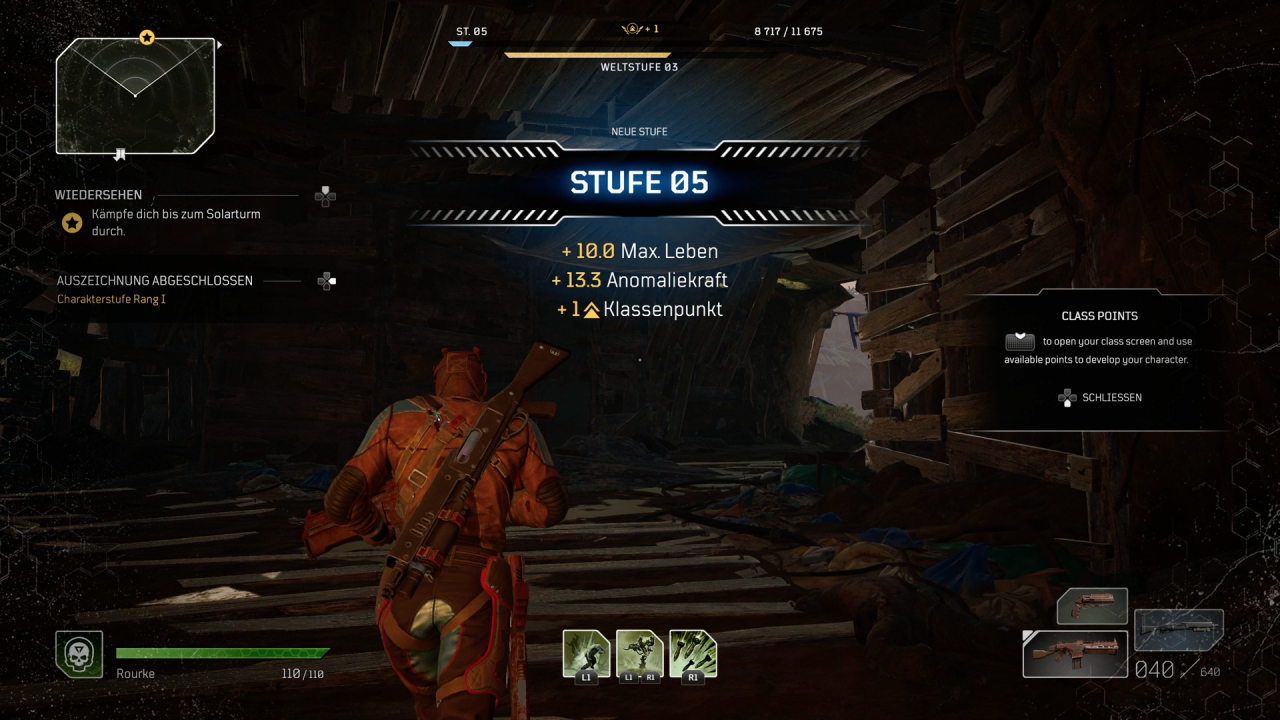 [03/03/2021] Level Up! Mit jedem Rangaufstieg verbessern sich die Werte eures Charakters, außerdem bekommt ihr noch einen Skillpunkt gutgeschrieben.