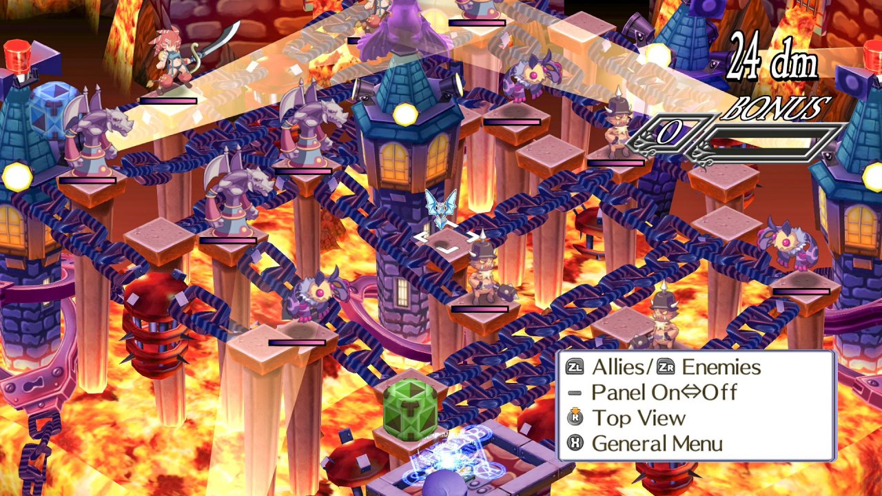 [16/04/2021] Das Spielfeld: Wie üblich im Taktik-Rollenspiel bewegt ihr eure Kämpfer einzeln in Position. Schlachtfeld und Figuren sind in Disgaea 6 erstmals 3D modelliert.