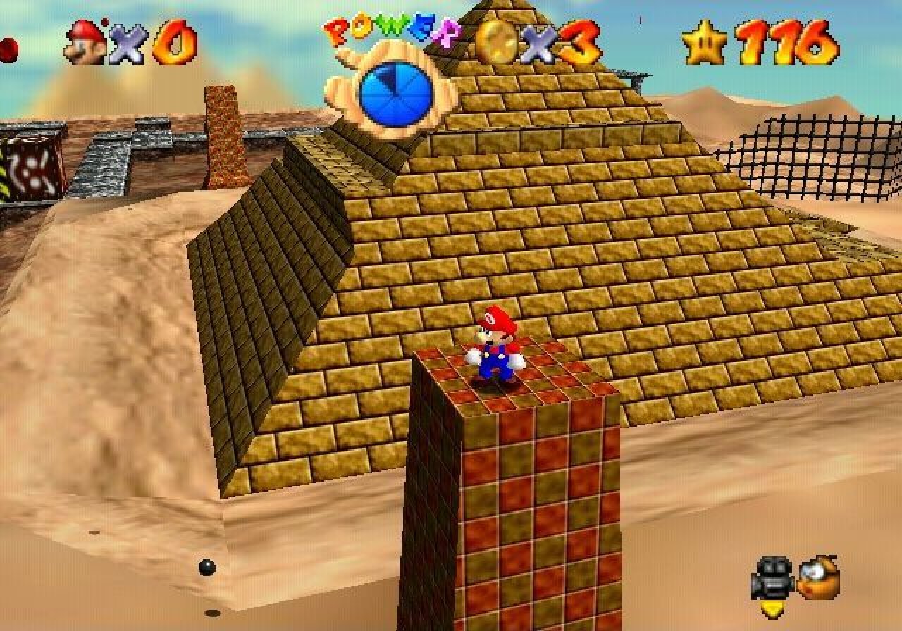 [27/05/2021] Super Mario 64 etablierte mit seinen offen erkundbaren 3D-Welten das ganze System der Sammelabenteuer, wie wir es heute kennen.