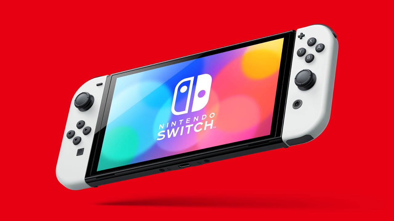 Die Nintendo Switch OLED.