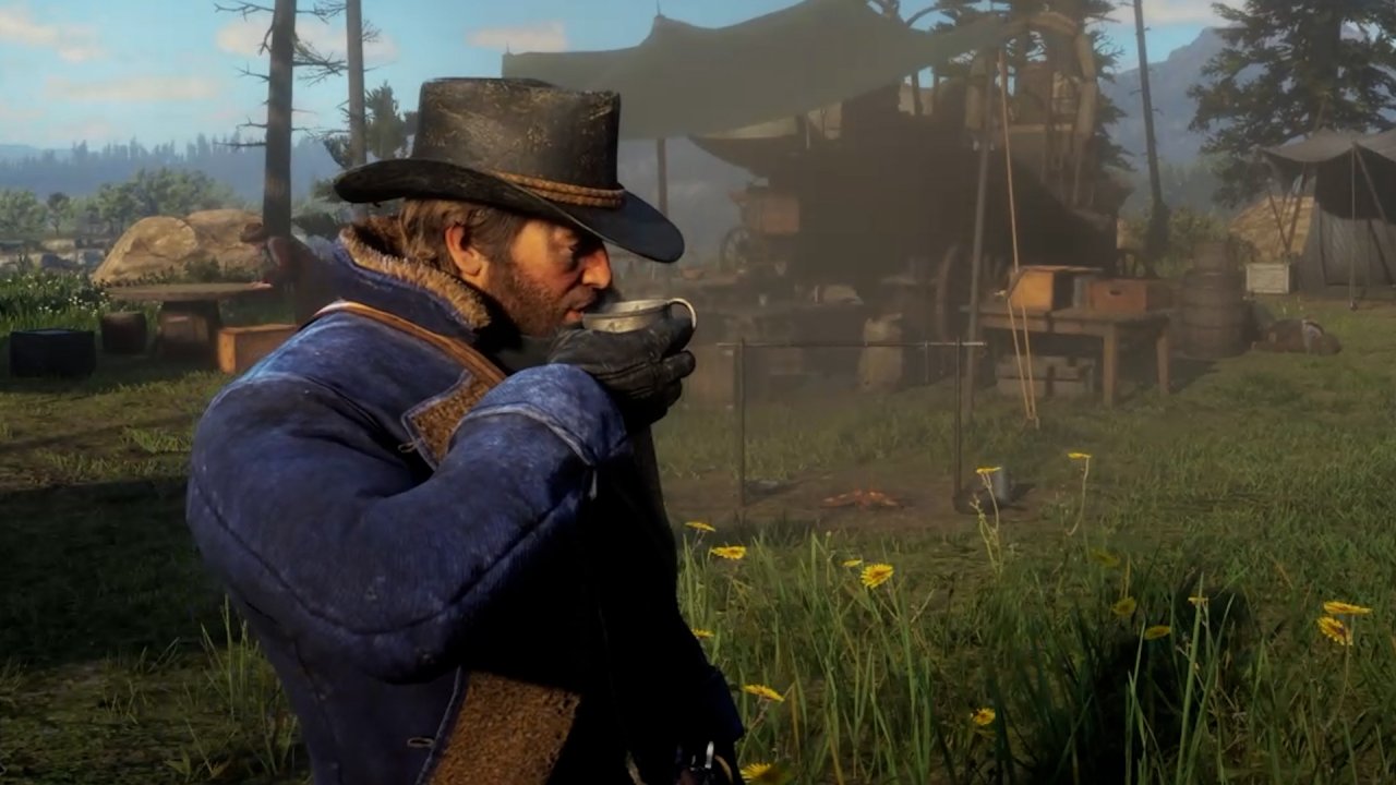 [09/07/2021] In Red Dead Redemption 2 kann man auch einfach mal nur gemütlich einen heißen Kaffee trinken.&nbsp;