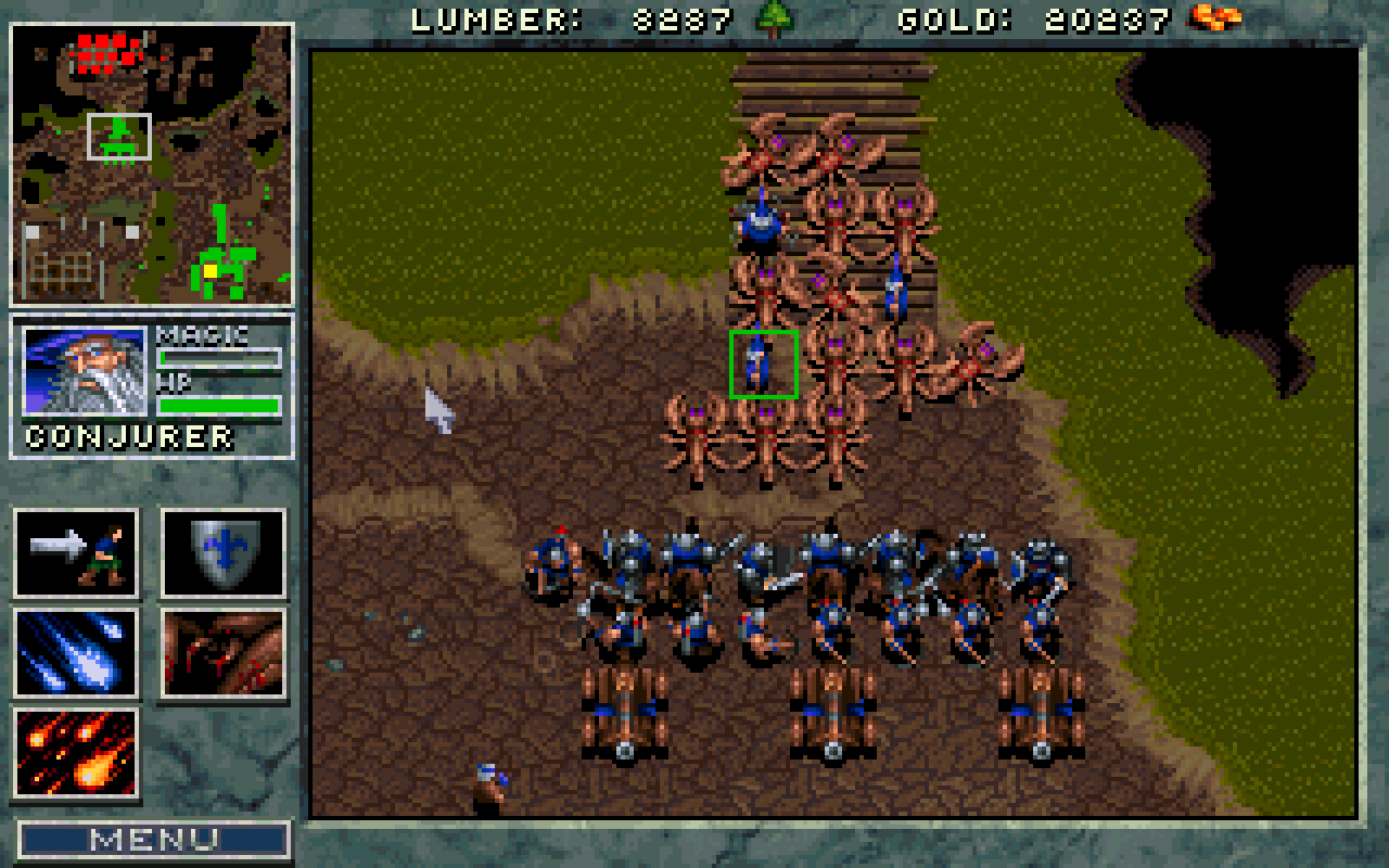 [03/09/2021] Blizzards Warcraft: Orcs & Humans (1994) ist nicht nur das erste namhafte Echtzeitstrategiespiel mit Multiplayer-Modus, sondern auch das erste mit zwei Ressourcen: Holz und Gold. &nbsp;