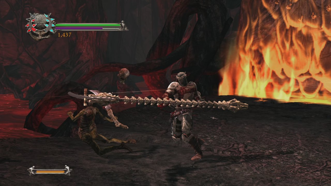 [15/09/2021] Die Finishing Moves sind brutal, aber längst nicht so blutig wie in God of War 3.