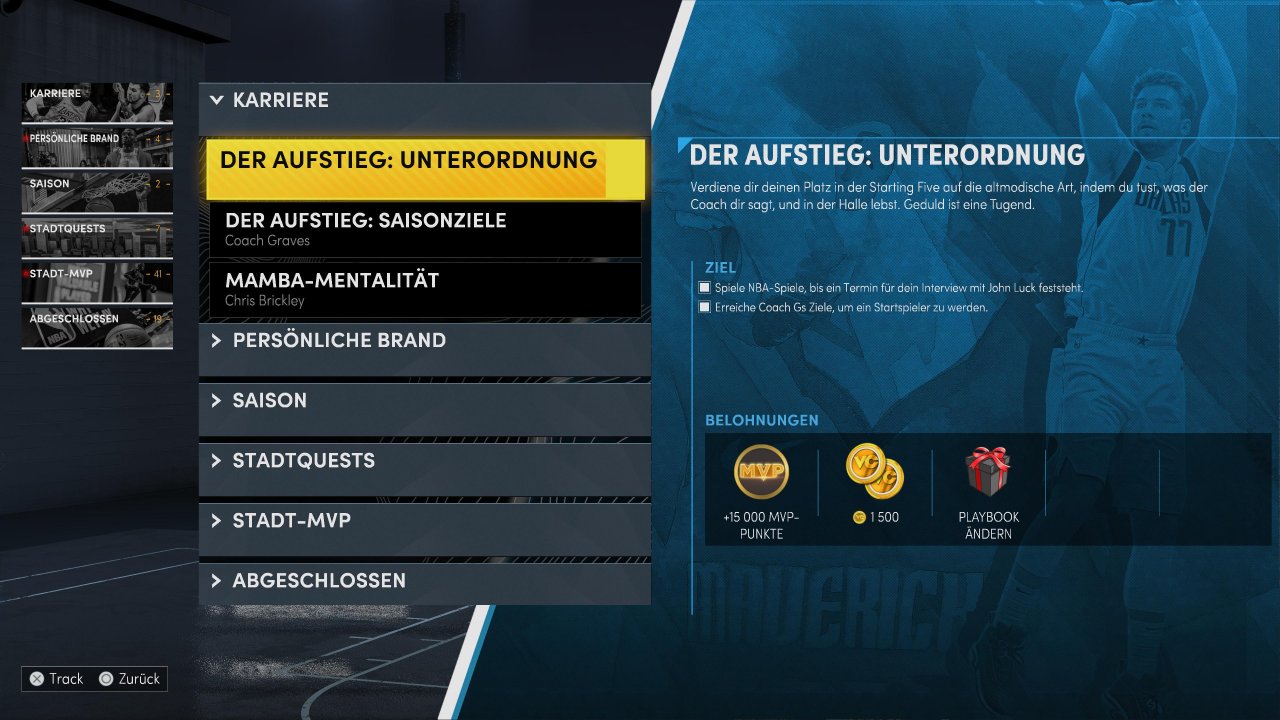 [16/09/2021] NBA 2K22 besitzt nun auch ein Questsystem, über das ihr euch unter anderem die Ingame-Währung VC verdienen könnt.