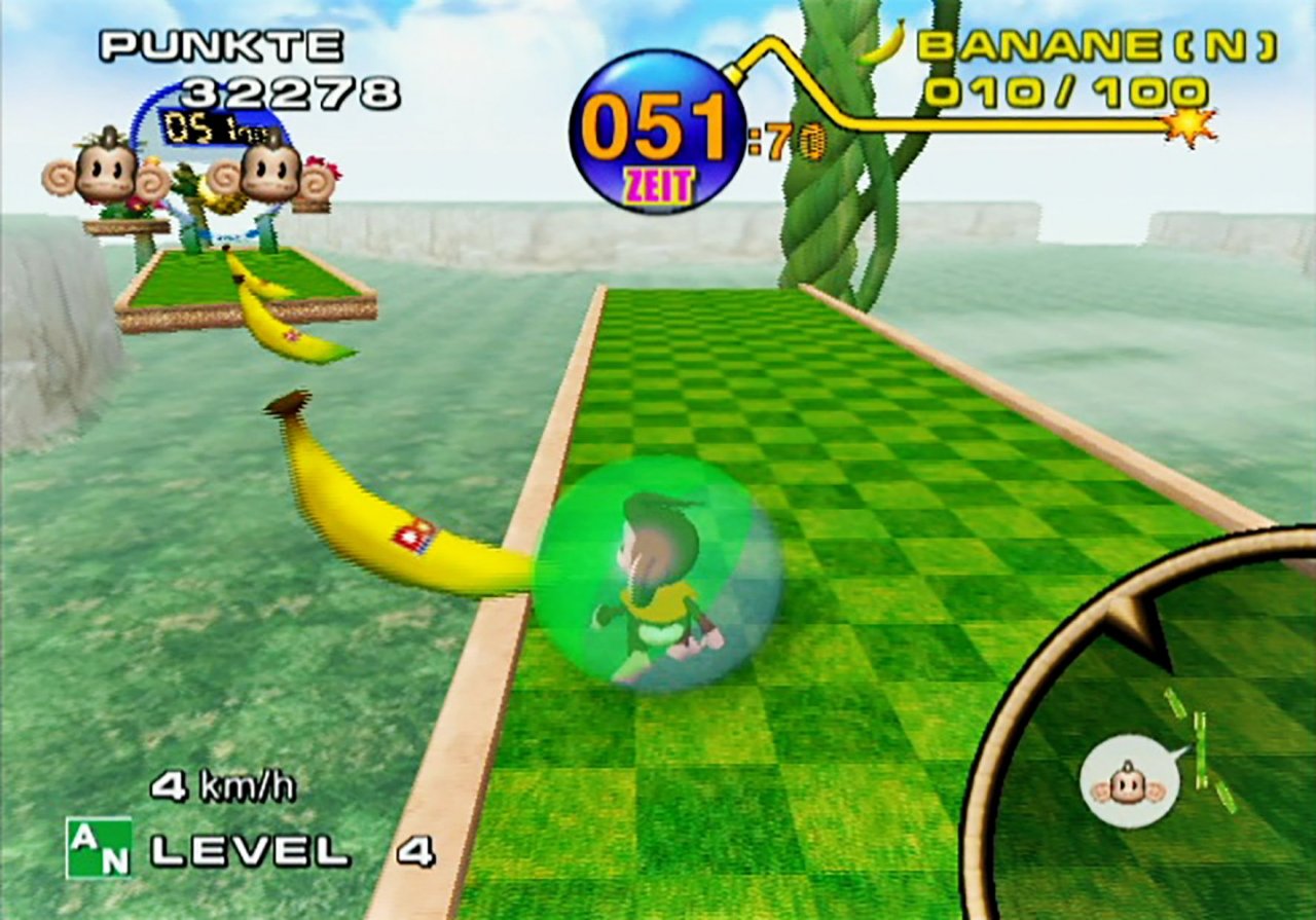 [14/09/2021] Das Geschicklichkeitsspiel Super Monkey Ball war Segas erstes Spiel für eine stationäre Nintendo-Konsole.
