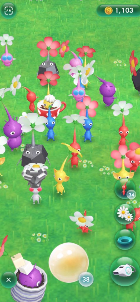 [27/10/2021] Alle aus der Hauptreihe bekannten Pikmin-Arten kommen auch in Pikmin Bloom vor. Wie viele euch begleiten, hängt von eurem Level ab. Die Gattung der Wuseltiere macht in der App jedoch keinen spielrelevanten Unterschied.