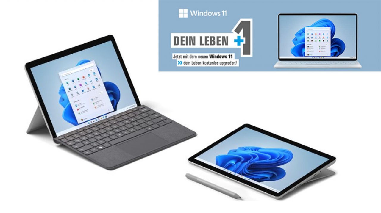 [06/10/2021] Windows 11: Neues Microsoft Surface Go 3 mit Win-10-Nachfolger bei Saturn