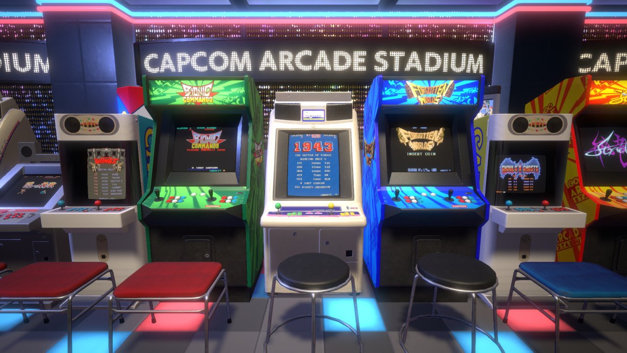 Das Capcom Arcade Stadium.