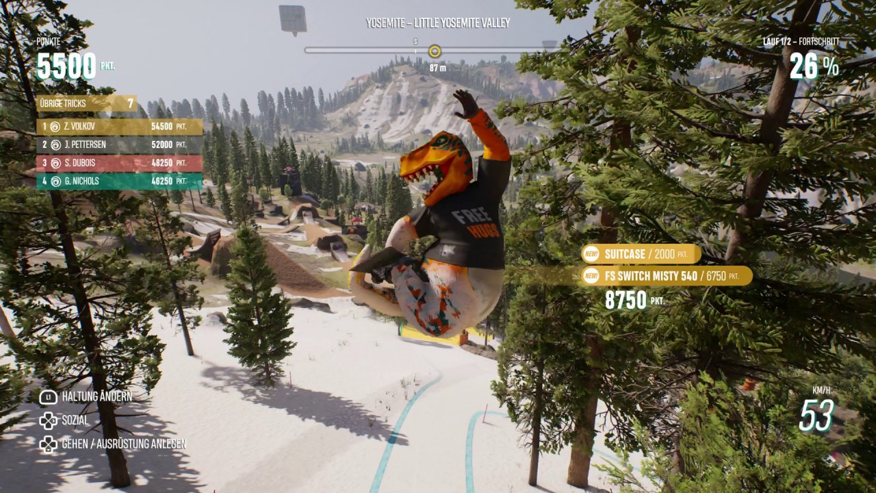 [05/11/2021] Riders Republic möchte sehr gerne sehr hip und crazy sein. Glücklicherweise beschränkt sich das Spiel hinterher darauf, uns ab und an in doofe Kostüme zu stecken.