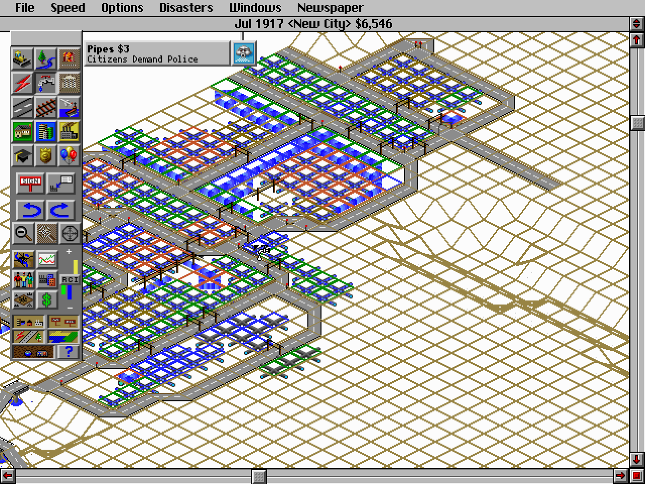[10/12/2021] Was passiert eigentlich unter der Stadt? Genau diesen Aspekt simuliert Wright in Sim City 2000, unter anderem in Form eines Wasserleitungsnetzwerkes. &nbsp;