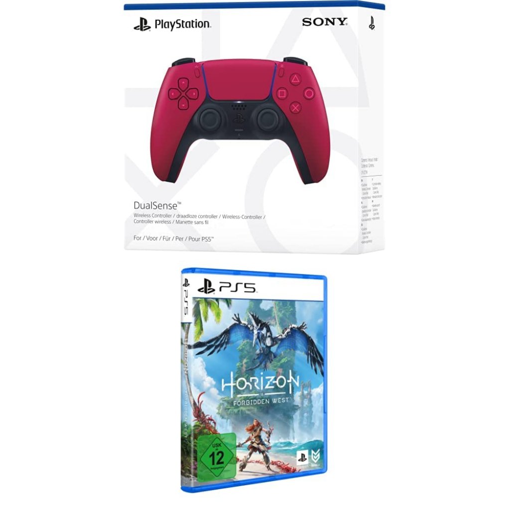 [15/02/2022] PS5 Bundle: Amazon verkauft den PS5 Controller Dualsense zusammen mit Horizon Forbidden West bzw. Gran Turismo 7.