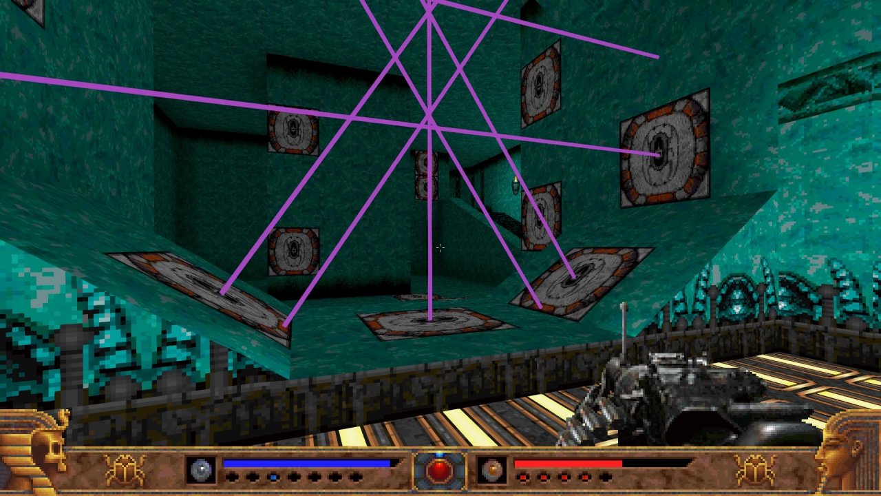 [05/03/2022] Gegen Spielende wechselt das Setting in einen Sci-Fi-Stil, außerdem kommen hier tödliche Laserfallen hinzu.