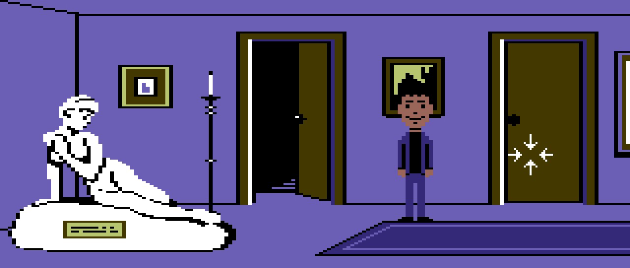[28/04/2022] Die „sexuell problematische“ Statue in der C64-Version.&nbsp;