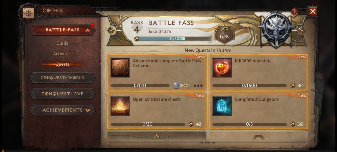 [25/04/2022] Ihr erhaltet regelmäßig neue Nebenaufgaben. (Screenshot aus der Beta)