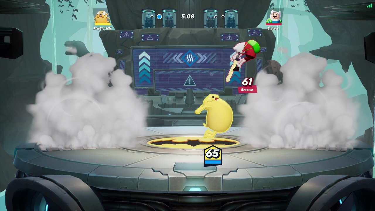[18/05/2022] Jake der Mensch und Finn der Hund aus Adventure Time sind in MultiVersus auch mit von der Partie.