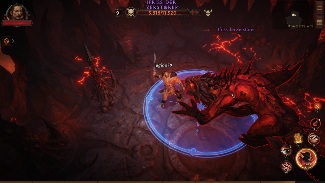[15/06/2022] Diablo Immortal hat jede Menge Bosskämpfe zu bieten.