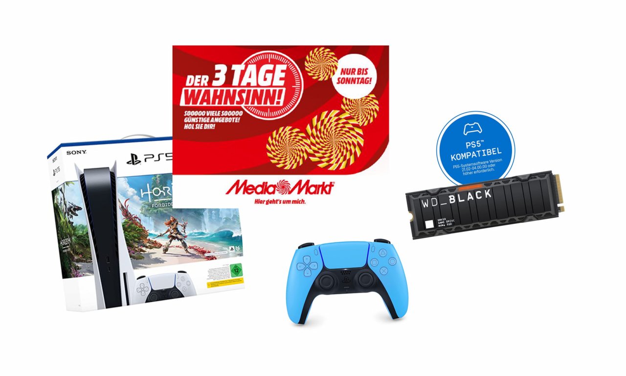 [23/06/2022] PS5 kaufen: Media Markt im Fokus - 19%-geschenkt-Aktion auf (fast) alles, auch Playstation 5-Games & Zubehör