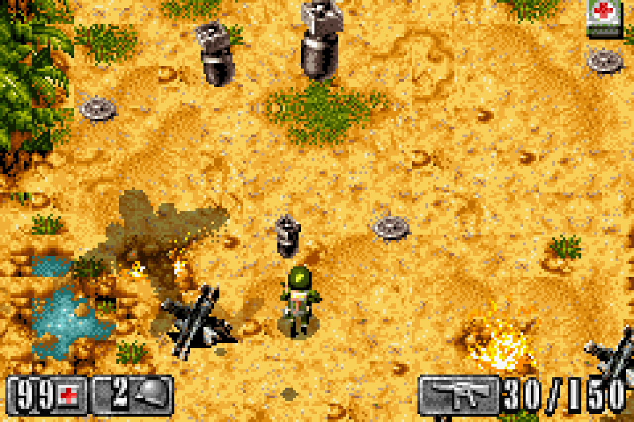 [23/06/2022] Immer wieder erschien Medal of Honor auch auf Handheld-Systemen. Infiltrator für den Game Boy Advance etwa war ein durchaus launiges Top-Down-Actionspiel.