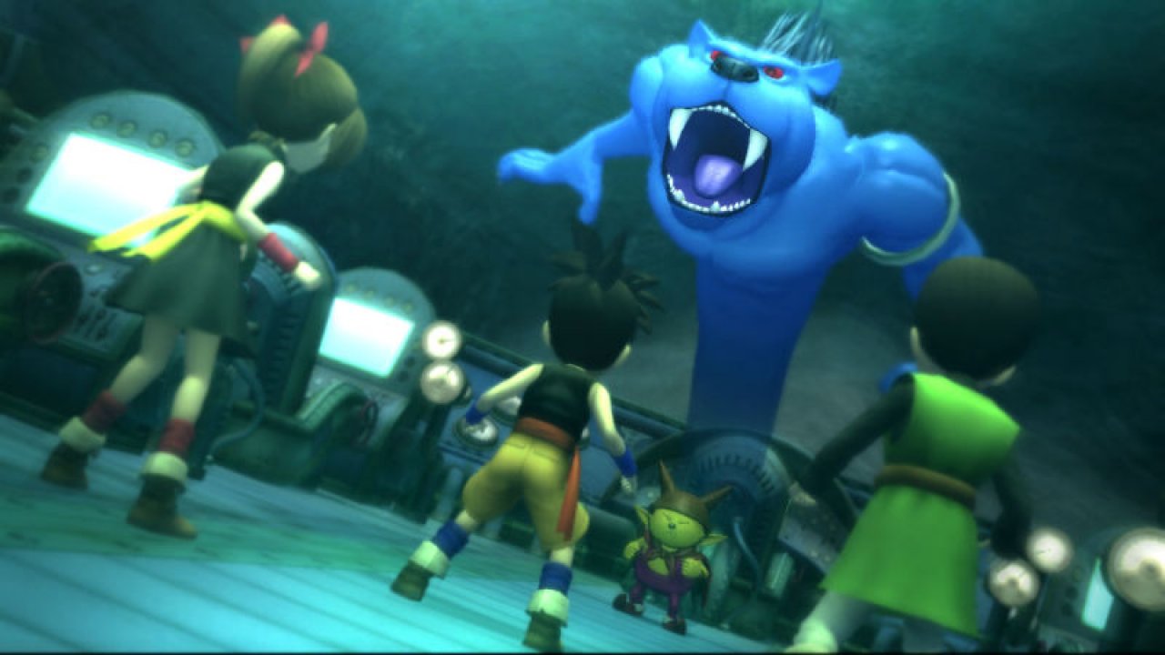 [07/07/2022] Im Xbox-360-exklusiven Rollenspiel Blue Dragon zieht ein Helden-Quintett los, um den skrupellosen Herrscher Nene vom Thron zu stoßen. Während die Geschichte aus der Feder von Sakaguchi stammt, gehen die Figurendesigns auf Dragon-Ball-Erfinder Akira Toriyama zurück.