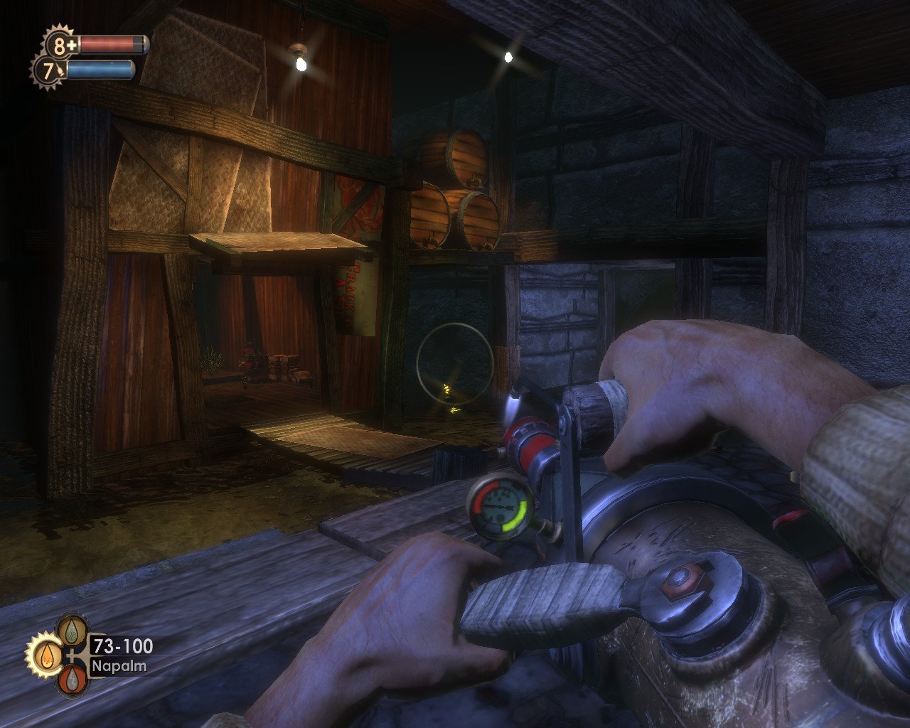 [22/07/2022] bioshock09 In Rapture klaffen die Unterschiede zwischen Arm und Reich weit auseinander. Das Spiel unterstreicht dies durch die Darstellung der verschiedenen Lokalitäten der Unterwasserstation.