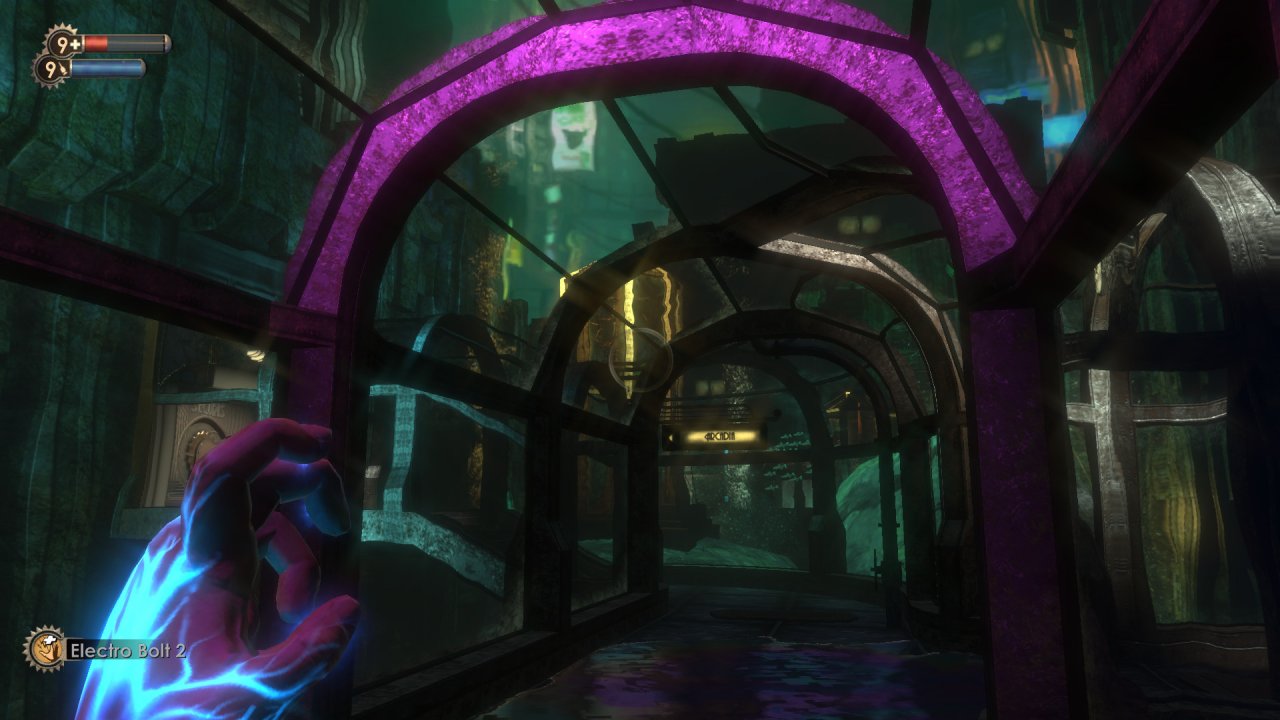 [22/07/2022] Derartige Ausblicke machten Bioshock und seine Spielwelt Rapture so besonders. Die Unterwasserstadt und die Art-déco-Architektur kreieren einzigartige Schauplätze.
