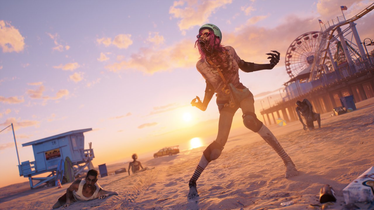 [22/08/2022] Das Gore-System in Dead Island 2 ist äußerst detailliert und lässt verschiedenste Arten der Verletzung zu. Der reizenden Dame auf dem Bild fehlt etwa der Unterkiefer.&nbsp;