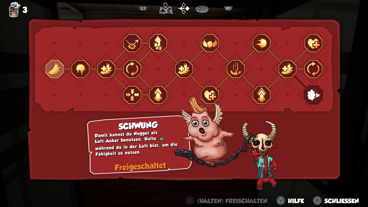 [08/08/2022] Nates' und Nuggets Skill-Tree. Je mehr ihr euren Engel mästet, desto mehr Fähigkeiten schaltet ihr frei!