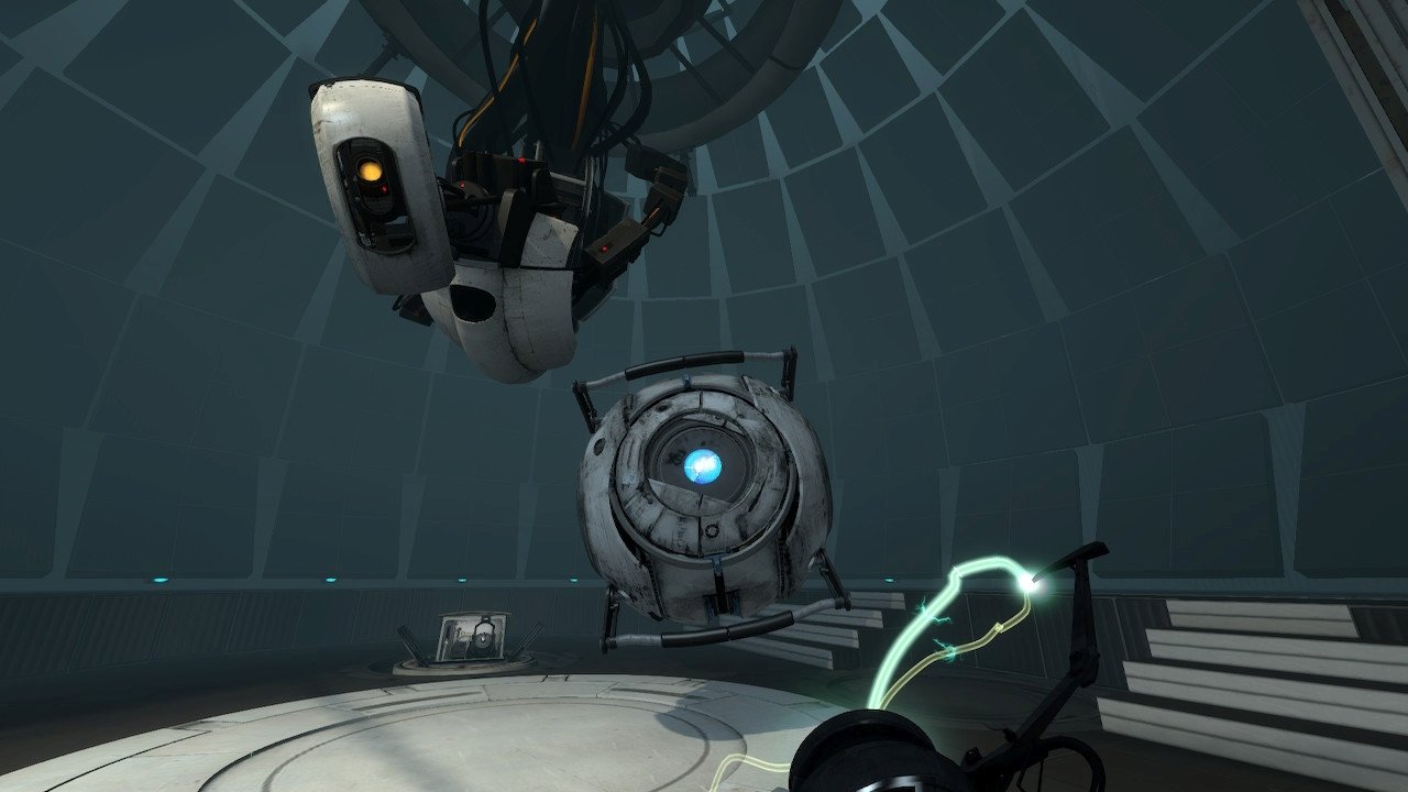[08/08/2022] GLaDOS und Wheatley (im Original gesprochen von Stephen Merchant) sind unvergessliche Charaktere, die euch mit Witz und Herz durchs zweite Spiel begleiten.
