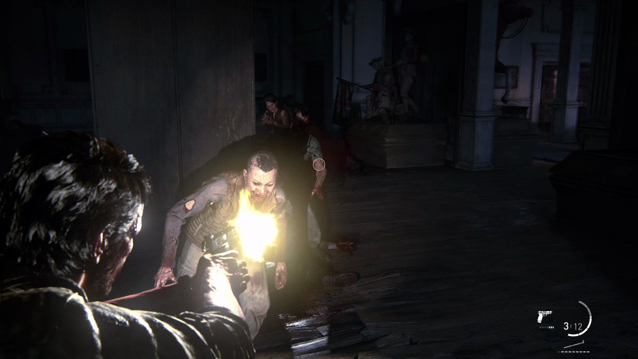 [31/08/2022] In den 14 bis 17 Spielstunden führt einen das Spiel oftmals an interessante Schauplätze. Hier kämpfen wir in einem Museum.