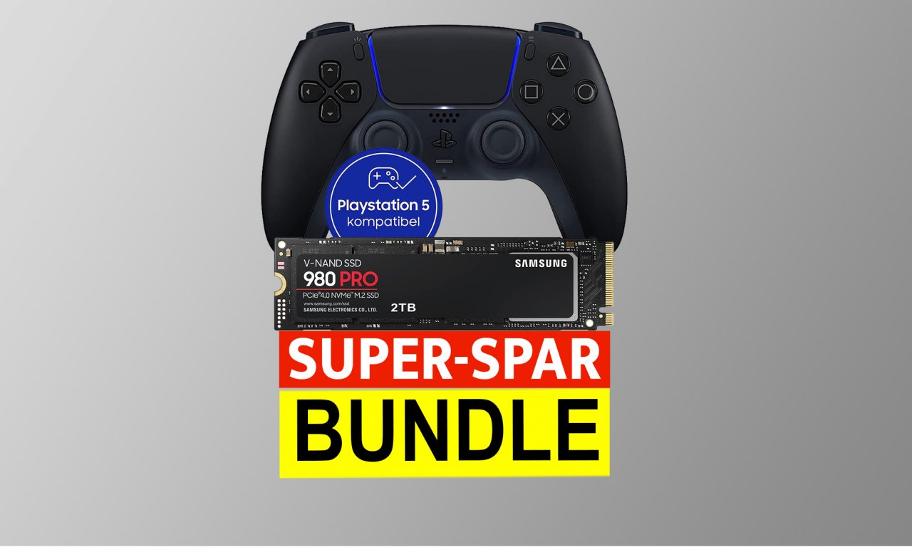 [19/09/2022] PS5-Controller gratis dazu: Samsung-SSD im Bundle mit Sony Dualsense günstiger als ohne &nbsp;