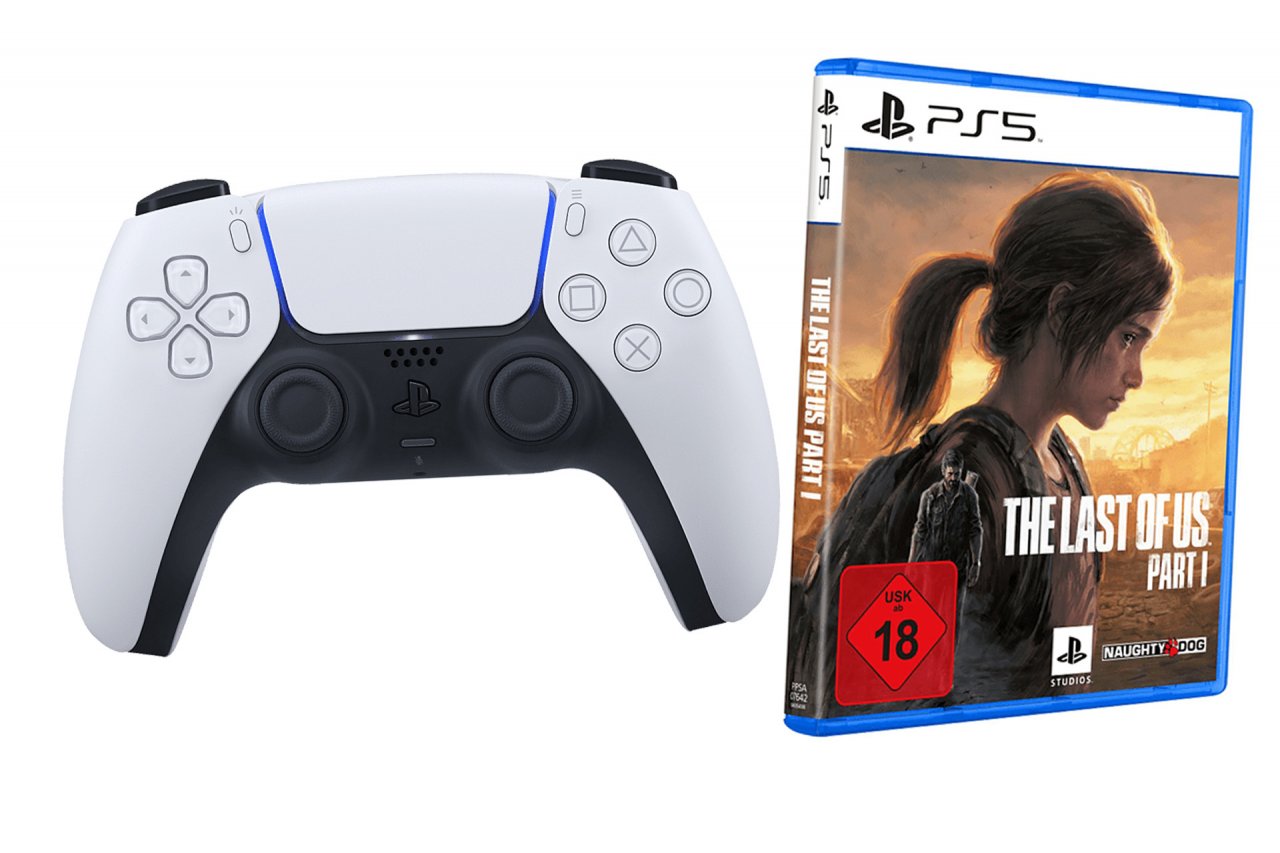 [06/09/2022] Super-Spar-Bundle mit fast 50 Euro Rabatt: PS5-Controller Sony Dualsense + The Last of Us Part 1 für 99 statt 147,98 Euro.