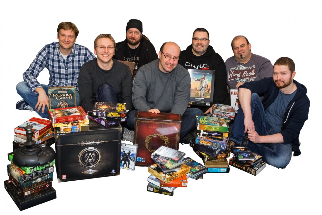 [13/09/2022] 2015 bilden Matti Sandqvist, Peter Bathge, Sascha Lohmüller, Stefan Weiß, Marc Brehme, Wolfgang Fischer und Felix Schütz die Stammredaktion von PC Games.