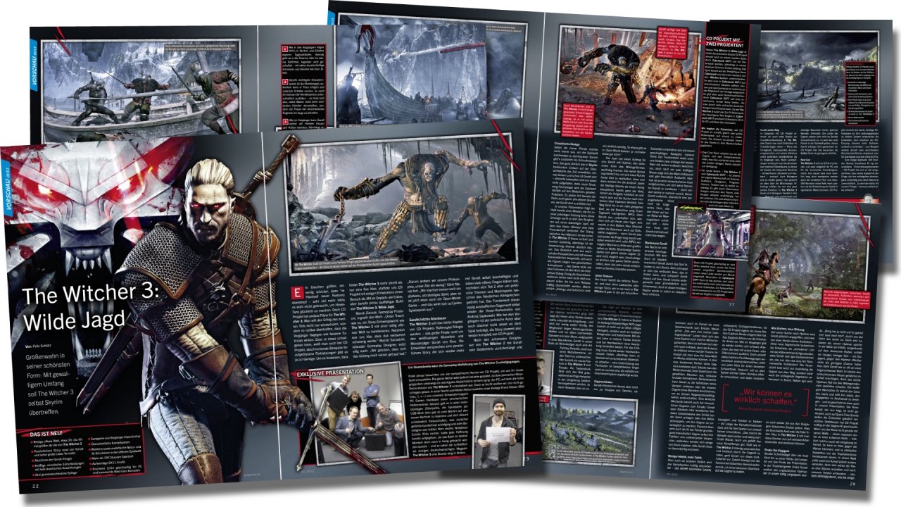 [27/09/2022] Exklusive Titelstory: Wir zählen weltweit zu den ersten Redaktionen, die The Witcher 3 noch vor der Ankündigung in Aktion erleben.
