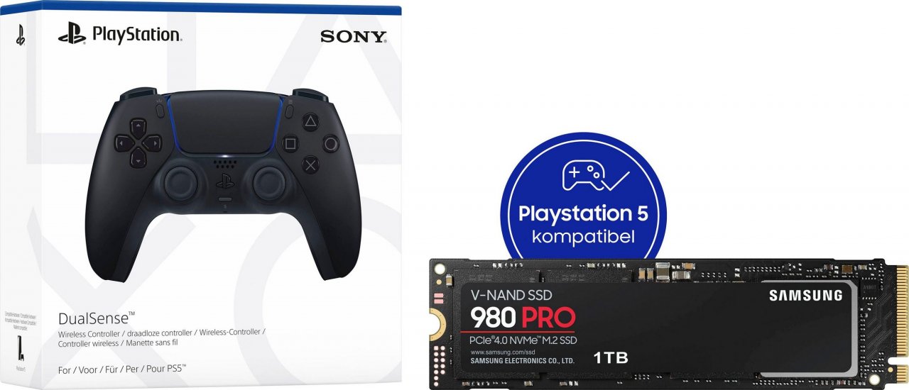 [13/09/2022] PS5-Super-Spar-Bundle: PS5-Controller + Samsung SSD mit 1 oder 2 TB bei Otto