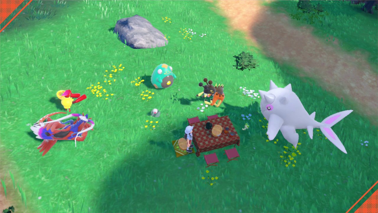 [21/10/2022] Mit unseren Pokémon oder auch Mitspielern gemeinsam gönnen wir uns eine Auszeit und entspannen zwischen dem ganzen Erkunden.