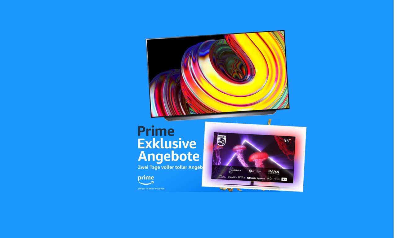 [11/10/2022] LG OLED TV, Philips Ambilight & Co.: Spitzen-Fernseher von 2022 günstig wie nie beim Prime Day