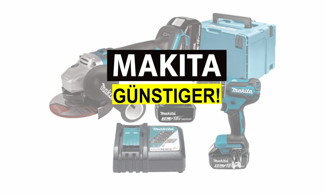 [18/10/2022] Ausgewähltes Makita-Werkzeug gibt es derzeit viel günstiger bei Amazon.