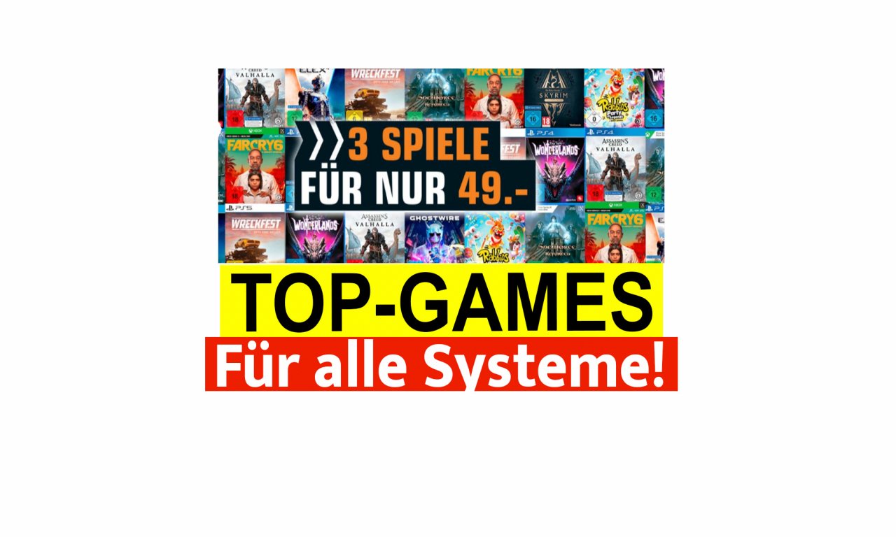 [04/10/2022] 3 Spiele für 49€ bei Saturn