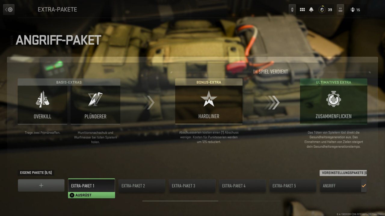 [04/11/2022] Die Perks wurden in MW2 aufgeteilt. Während die Basis-Extras immer aktiv sind, kommen die beiden restlichen erst nachträglich dazu.