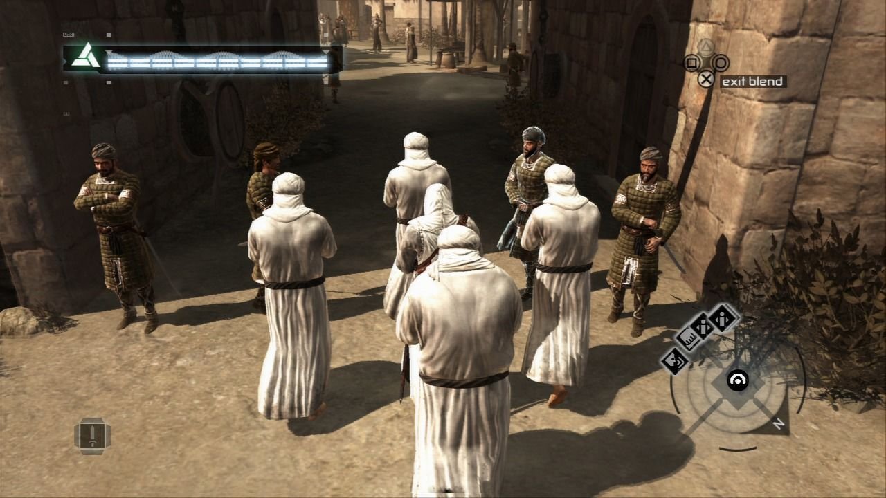 [04/11/2022] „Social Stealth“ war ein interessanter Ansatz und passte ausgezeichnet zu den Assassinen. Inmitten der Mönche schleicht sich Altaïr in die Stadt.&nbsp;